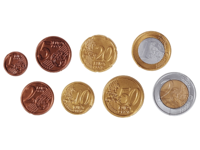 Monedas de Euro para jugar